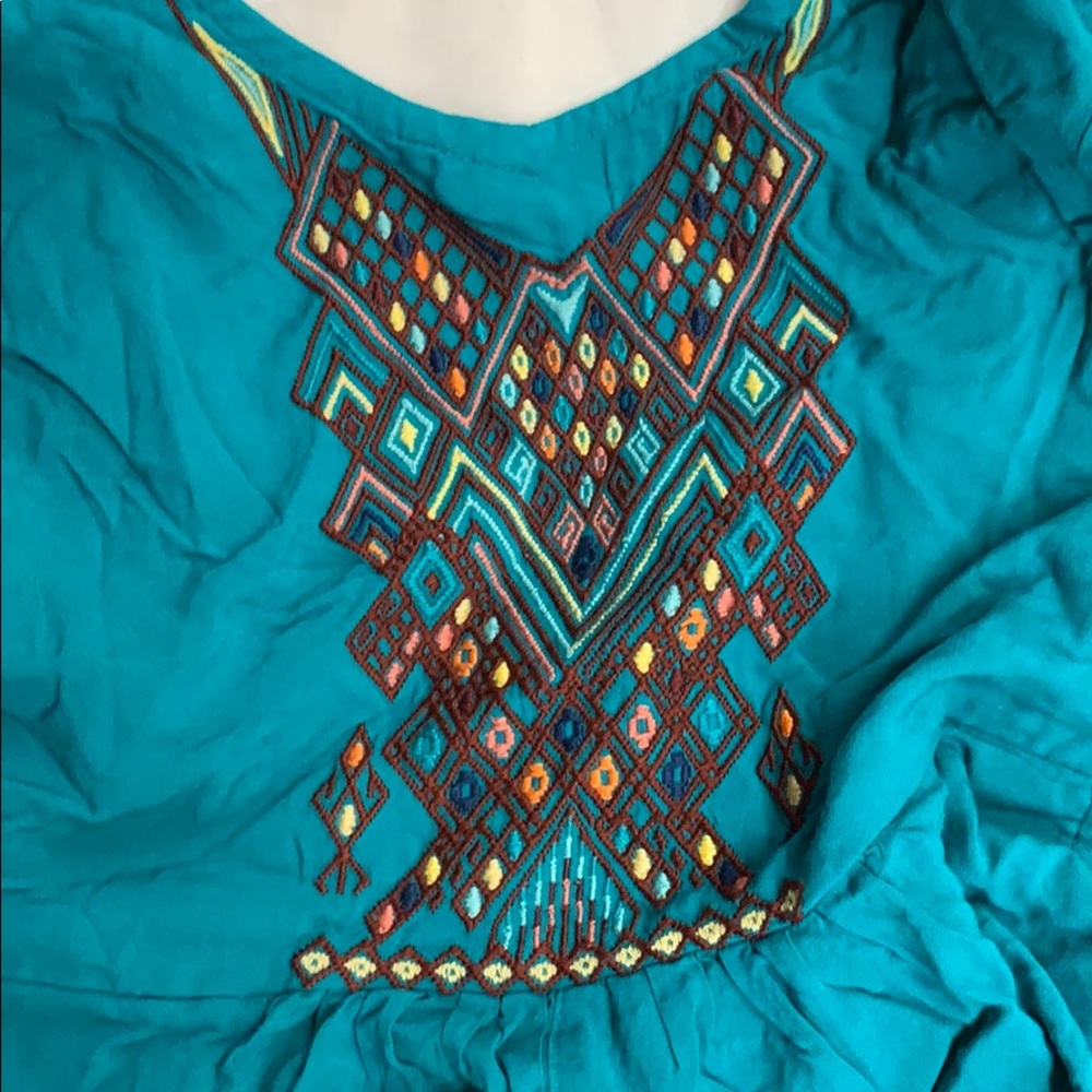 Teal Roxy Romper - Picture 2 of 4